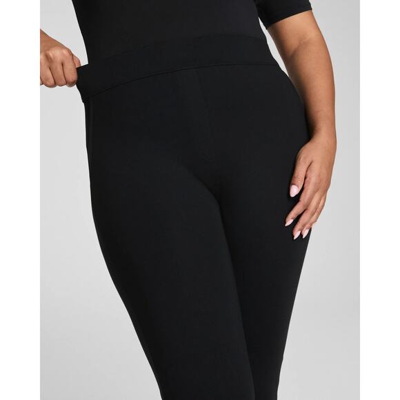 SPANX Ponte Kick Flare Pant Classic Black High Rise Pull On Women's M Petite - Picture 7 of 12